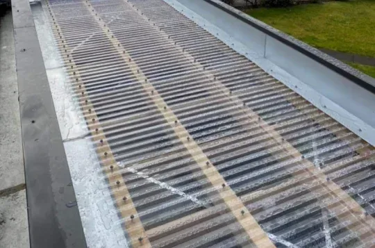 clear plastic roofing d steel roofing services